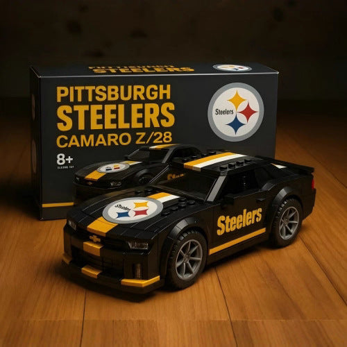 Football Team Camaro Building Block Car Model Boys' Creative Building
