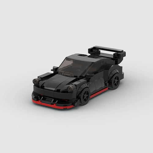 Toy Car Racing Model MOC Building Blocks Compatible with LEGO Small