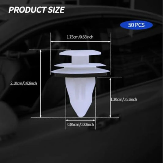 50PCS Door Trim Panel Retainers Clips Door Panel Clips Car Retainer Clips Replaces 90467-A0005 Car Accessories Panel Re