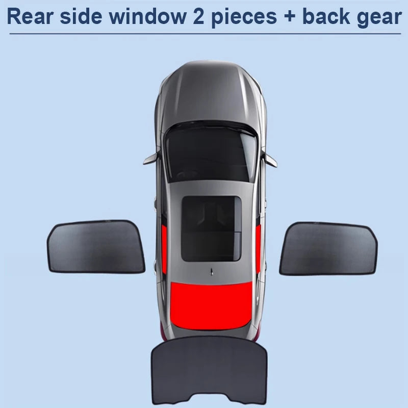 Sun Shades For Honda ZR-V ZRV ZR V HR-V RZ 2023-2025 Sunshade Magnetic Heat insulation Mesh Window Curtain Visor Car Accessories
