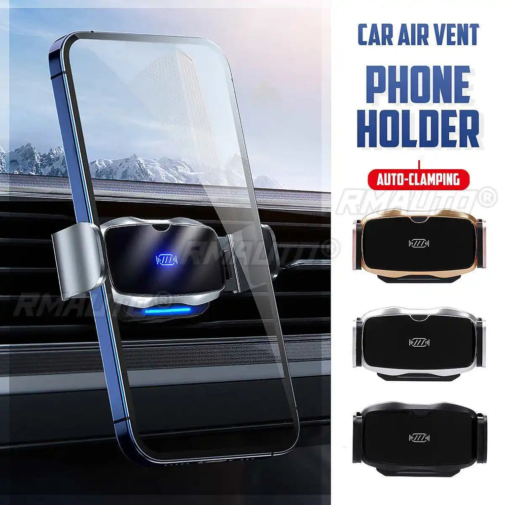 Universal Smart Electric Car Holder for iPhone Xiaomi Car Air Vent Mount Holder Stand Air Vent Mount Cell Auto Phone Support