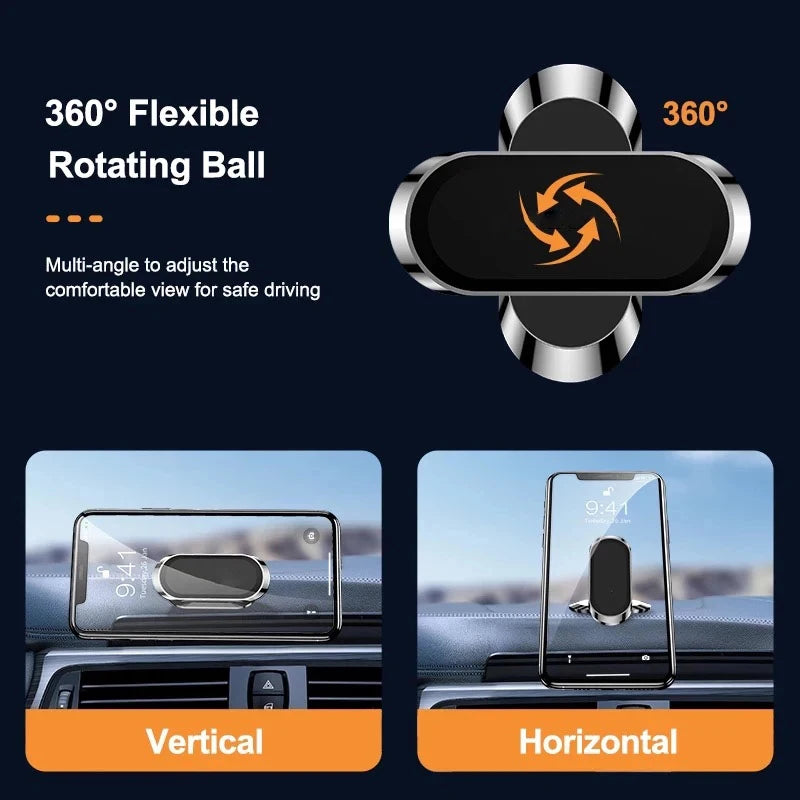 Magnetic Car Phone Holder Stand In Car GPS Mount Holder For Audi A3 8L 8V 8P A4 B5 B6 B7 B8 A5 A6 C5 C6 C7 A7 A8 D2 D3 Q5 Q7