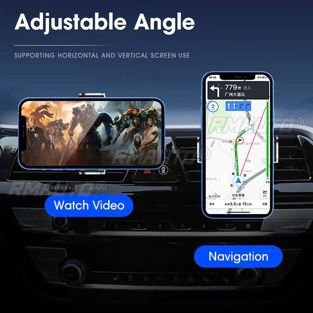 Universal Smart Electric Car Holder for iPhone Xiaomi Car Air Vent Mount Holder Stand Air Vent Mount Cell Auto Phone Support