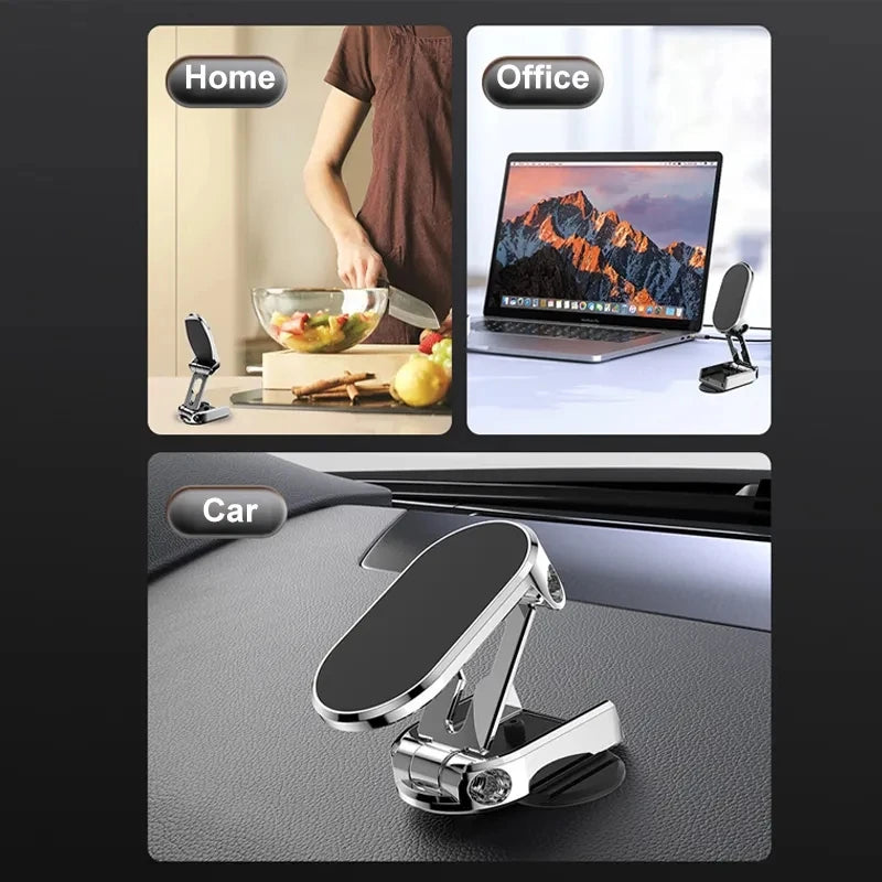 Foldable D11 Adjustable 360 Degree Rotation Magnetic Flexible Waterproof Phone Holder with Suction Cup Mount for
