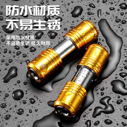 Universal 6.5mm hexagon socket double-headed electric drill adapter