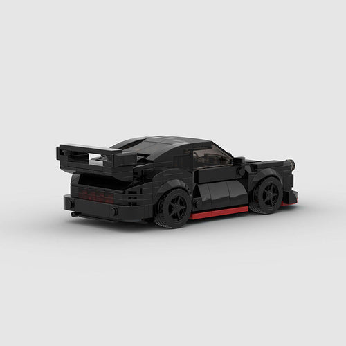 Toy Car Racing Model MOC Building Blocks Compatible with LEGO Small