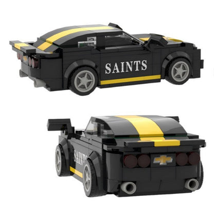 Football Team Camaro Building Block Car Model Boys' Creative Building