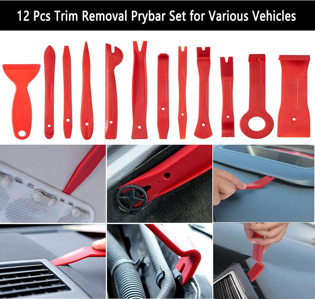 Car Interior Disassembly kit plastic trim removal tool car clips puller diy Panel Tools for auto trim puller set Hand Tool Set