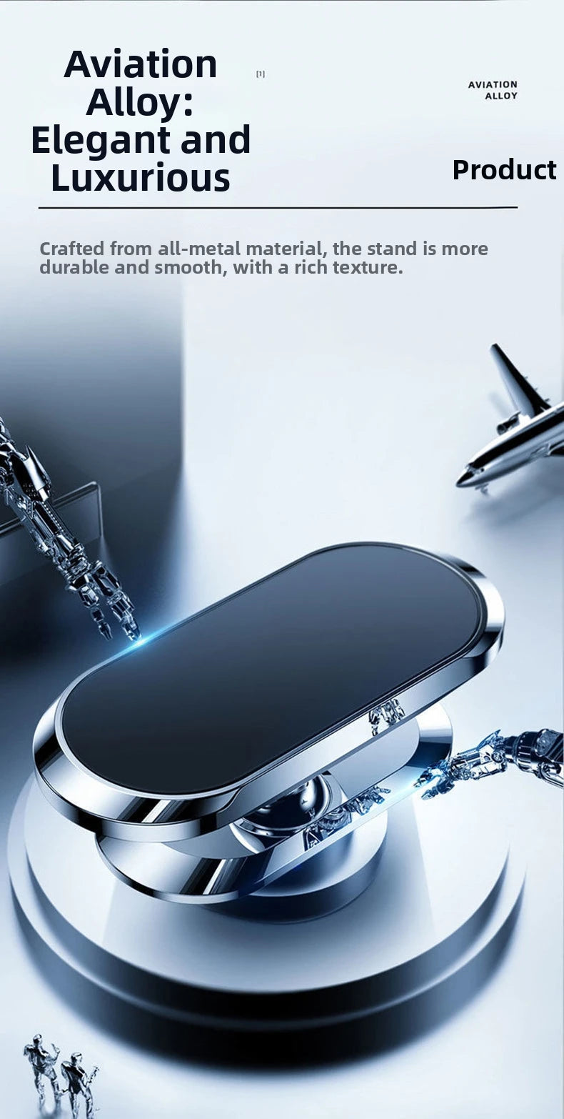 Cross-border 360 Rotating F16 Magnetic Car Mount Adhesive Horizontal And Vertical Anti-slip Navigation Bracket