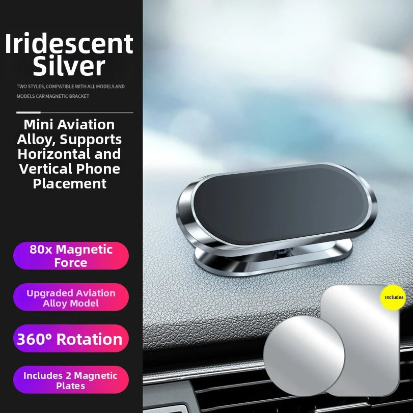 Cross-border 360 Rotating F16 Magnetic Car Mount Adhesive Horizontal And Vertical Anti-slip Navigation Bracket