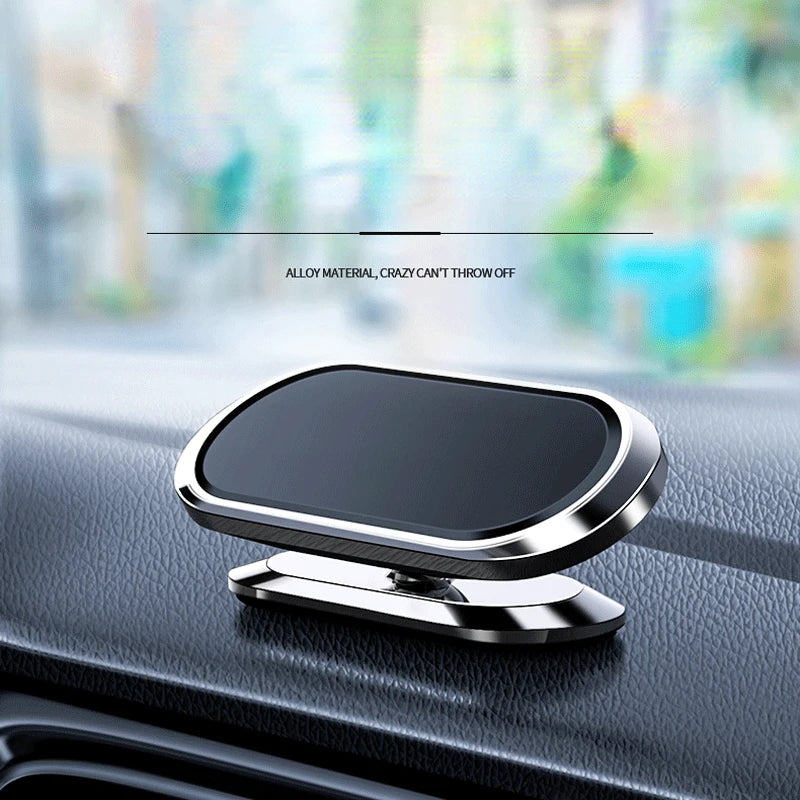 Strong Magnetism Car Phone Holder Rotate 360 Degrees Mount Stand GPS Mobile Cell Support for Suitable for All Mobile Phones