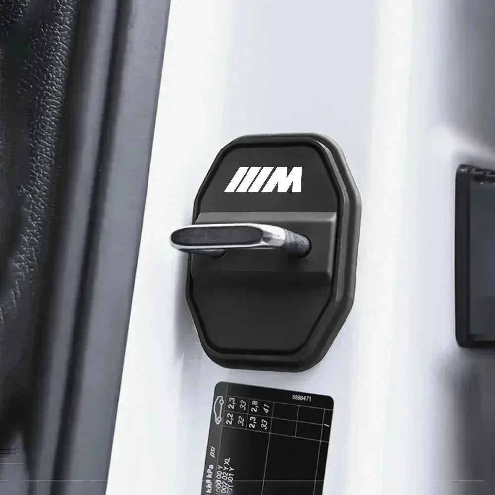 Peças Exteriores para Carro: Amortecedor de Silicone Antichoque para Porta, Capa Protetora para Fechadura, Acessório Automotivo,