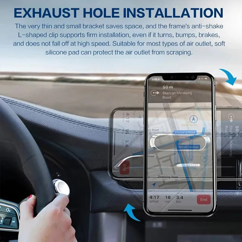 Suitable for /Car Navigation/Tablet holder/Home/Electronic Equipment 360° Rotation Car Phone Holder Strong Magnetic Car Holder
