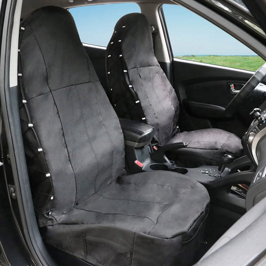 Car Front Seat Cover Auto Accessories Elements Personal Protector with Storage Pockets Car Part Ornaments for TIROL