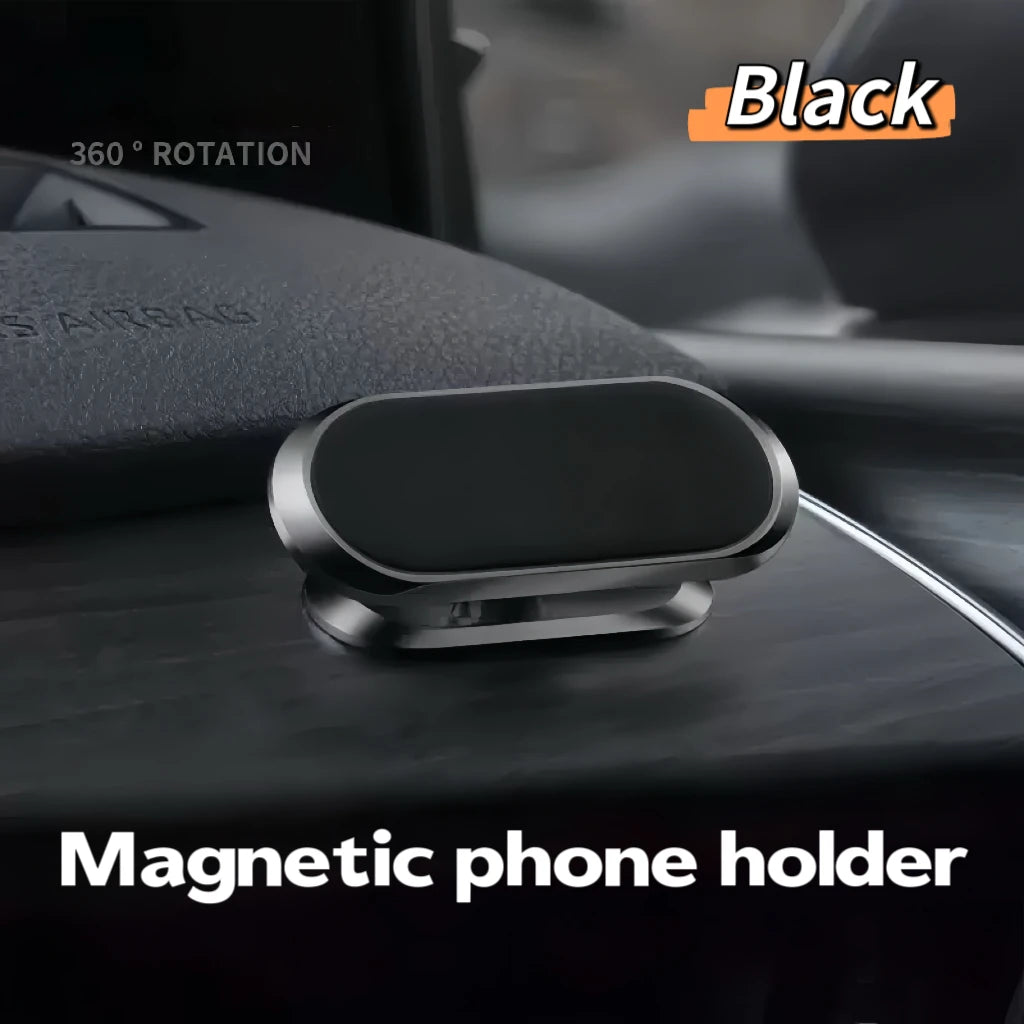 Universal Magnetic Car Phone Holder, Compact & Portable, Strong Magnetic Suction