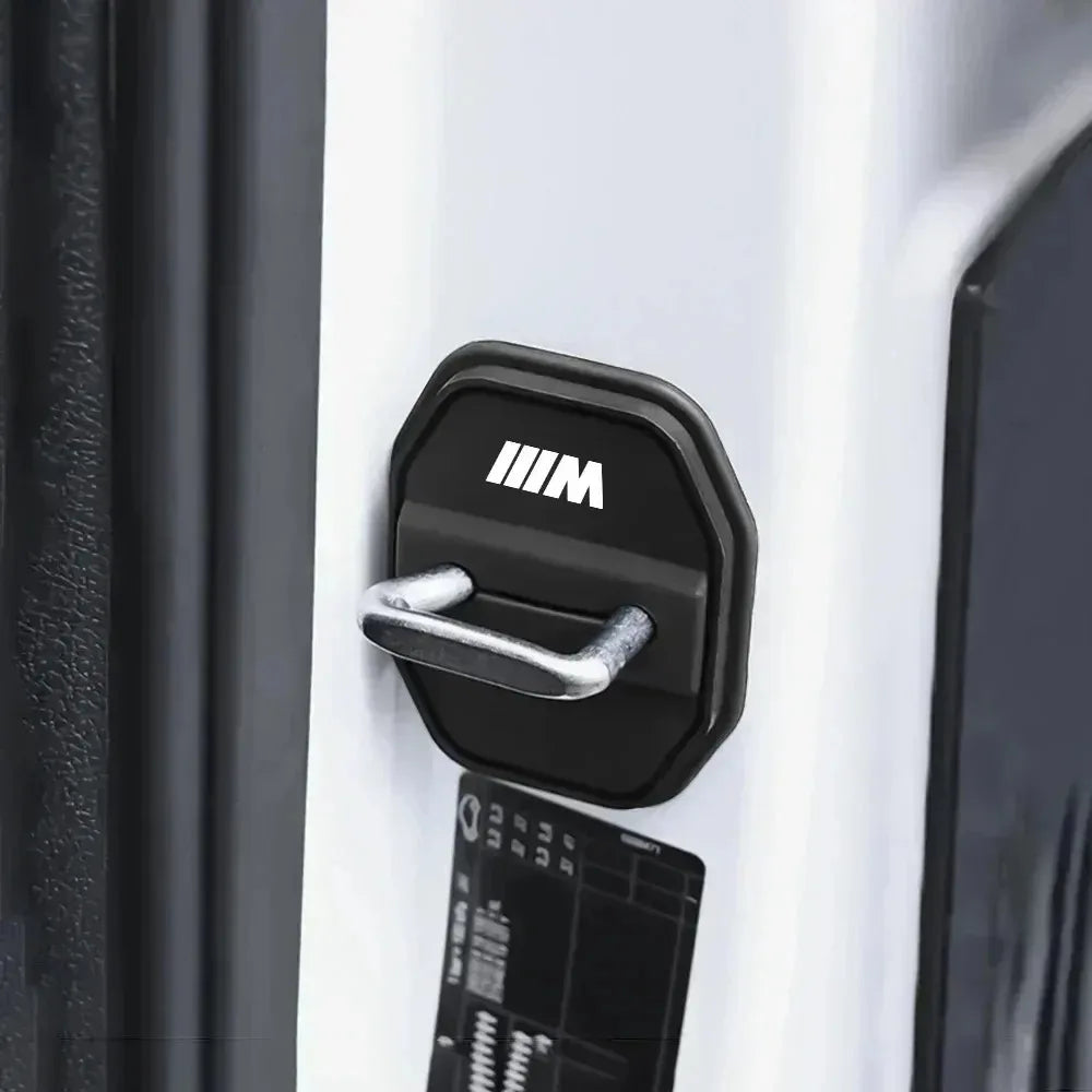 Peças Exteriores para Carro: Amortecedor de Silicone Antichoque para Porta, Capa Protetora para Fechadura, Acessório Automotivo,