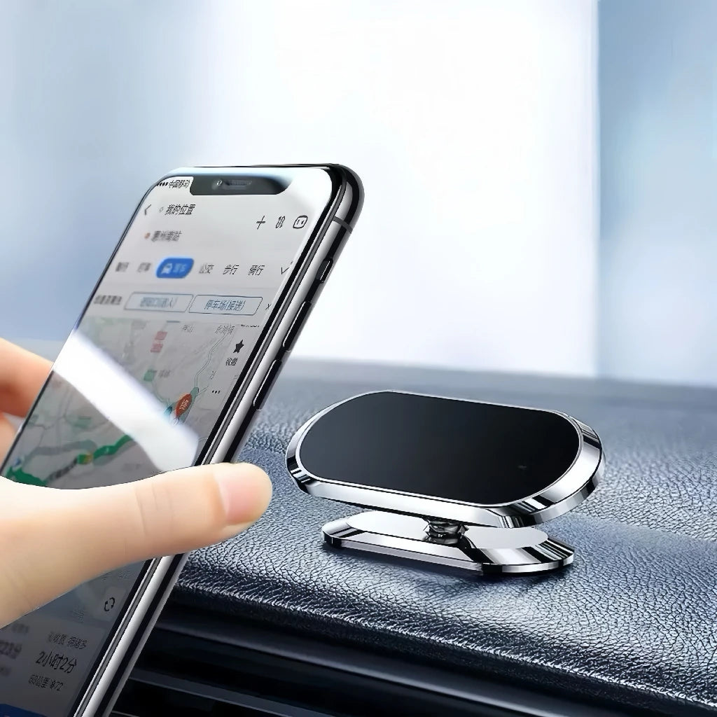 Universal Magnetic Car Phone Holder, Compact & Portable, Strong Magnetic Suction