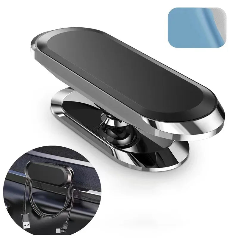 Universal Magnetic Car Phone Holder, Compact & Portable, Strong Magnetic Suction