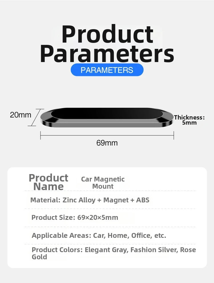 Cross-border 360 Rotating F16 Magnetic Car Mount Adhesive Horizontal And Vertical Anti-slip Navigation Bracket
