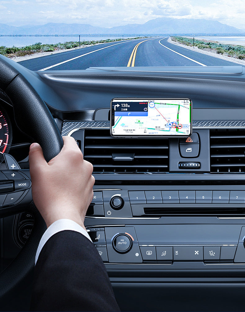 Strong Magnetism Car Phone Holder Rotate 360 Degrees Mount Stand GPS Mobile Cell Support for Suitable for All Mobile Phones