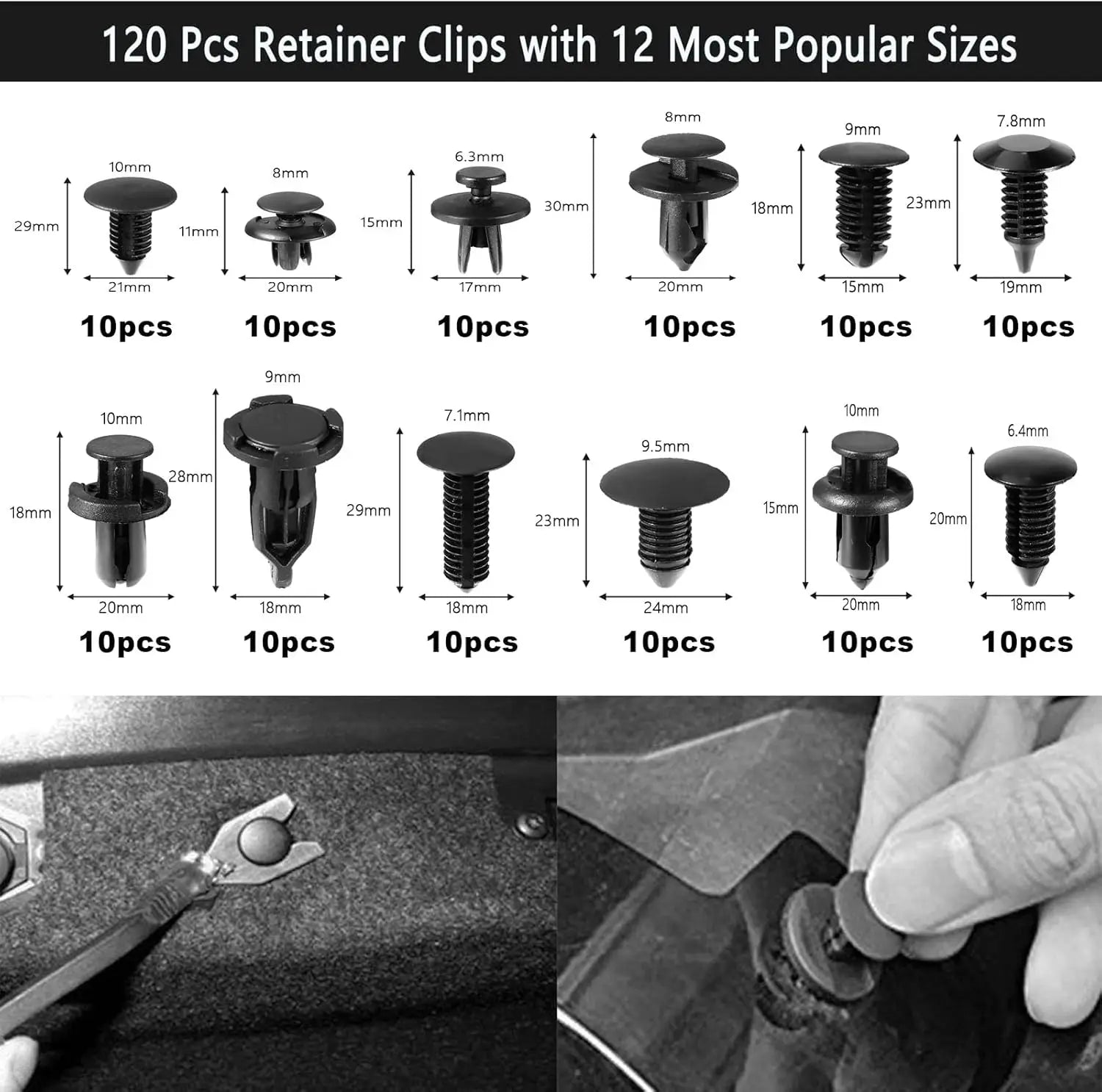 Car Interior Disassembly kit plastic trim removal tool car clips puller diy Panel Tools for auto trim puller set Hand Tool Set