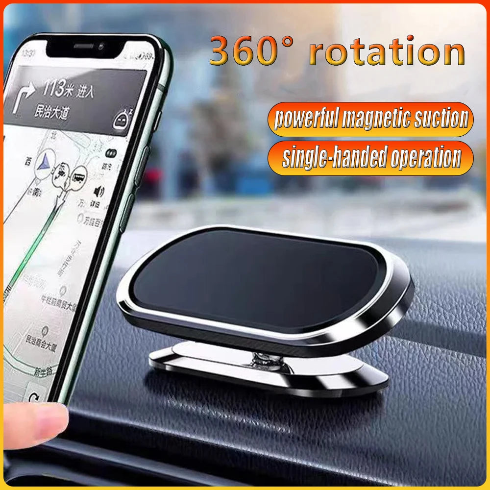 Suitable for /Car Navigation/Tablet holder/Home/Electronic Equipment 360° Rotation Car Phone Holder Strong Magnetic Car Holder