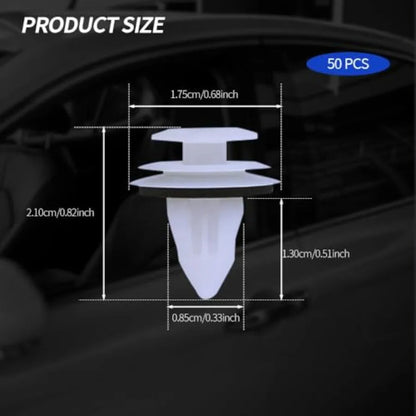 50PCS Door Trim Panel Retainers Clips Door Panel Clips Car Retainer Clips Replaces 90467-A0005 Car Accessories Panel Re