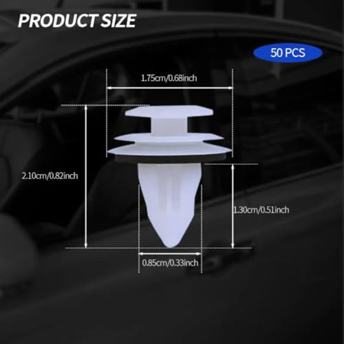 50PCS Door Trim Panel Retainer Clips Door Panel Clips Car Retainer Clips Replaces 90467-A0005 Car Accessories Panel Re
