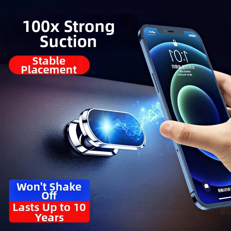 Cross-border 360 Rotating F16 Magnetic Car Mount Adhesive Horizontal And Vertical Anti-slip Navigation Bracket