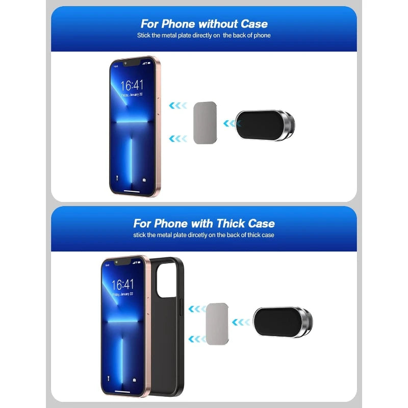 Phone Holder for Your Car -360 Rotation,Car Magnet Phone Mount Compatible with All Cell Phone