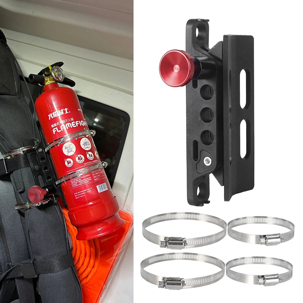 Car Extinguisher Mount Bracket Adjustable Fit For Jeep Wrangler Sport/ JK/ Sahara Fire Extinguisher Holder