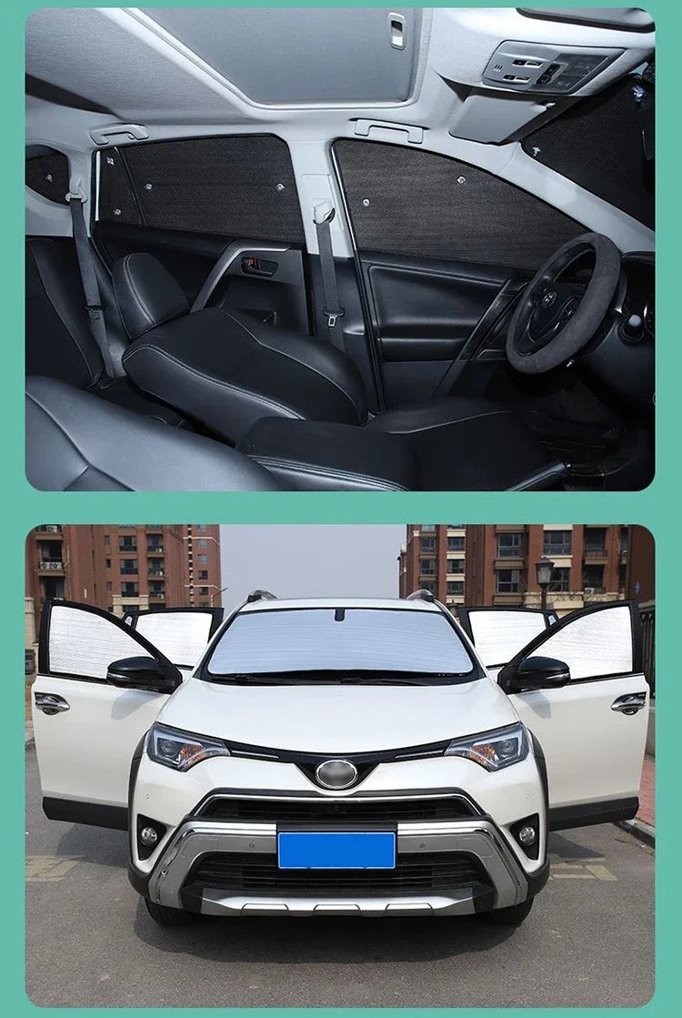 For Volkswagen VW Sharan 7N Accessories SEAT Alhambra 2010~2022 Car Sunscreen Window Sunshade Covers Sun Visors Car Accessories