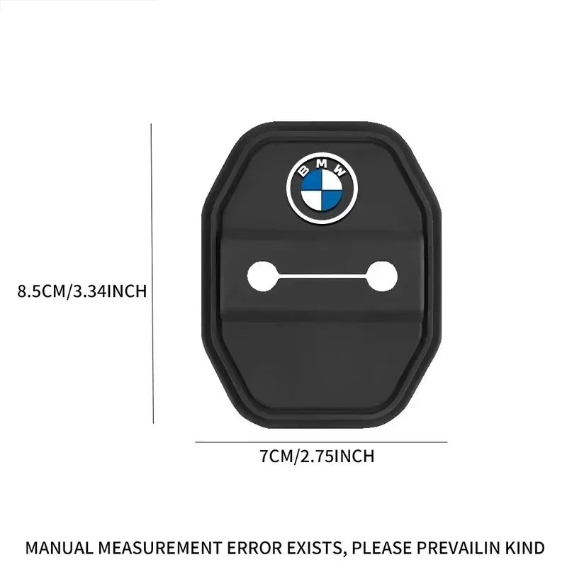 Peças Exteriores para Carro: Amortecedor de Silicone Antichoque para Porta, Capa Protetora para Fechadura, Acessório Automotivo,