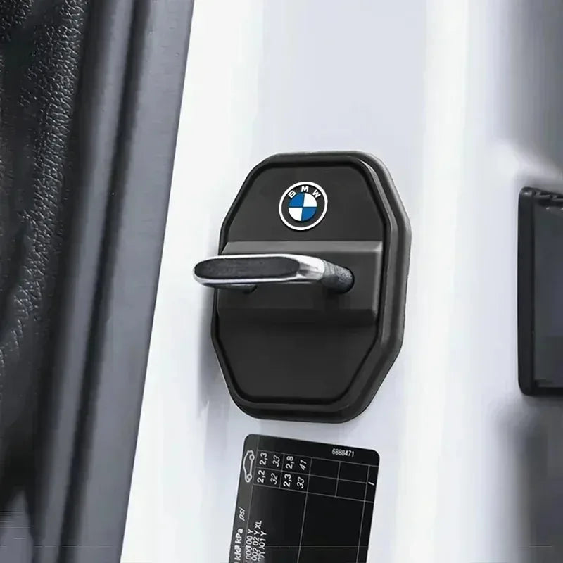 Peças Exteriores para Carro: Amortecedor de Silicone Antichoque para Porta, Capa Protetora para Fechadura, Acessório Automotivo,