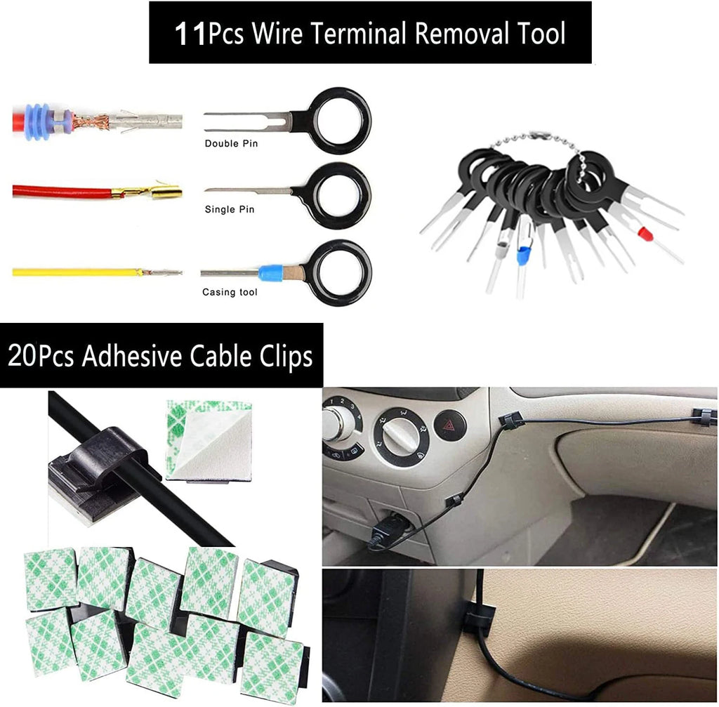 Car Interior Disassembly kit plastic trim removal tool car clips puller diy Panel Tools for auto trim puller set Hand Tool Set