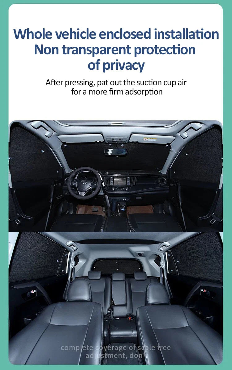 For Volkswagen VW Sharan 7N Accessories SEAT Alhambra 2010~2022 Car Sunscreen Window Sunshade Covers Sun Visors Car Accessories