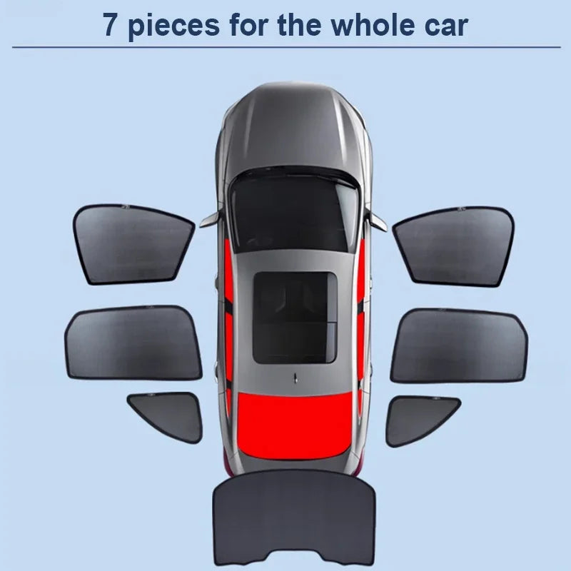 Sun Shades For Honda ZR-V ZRV ZR V HR-V RZ 2023-2025 Sunshade Magnetic Heat insulation Mesh Window Curtain Visor Car Accessories
