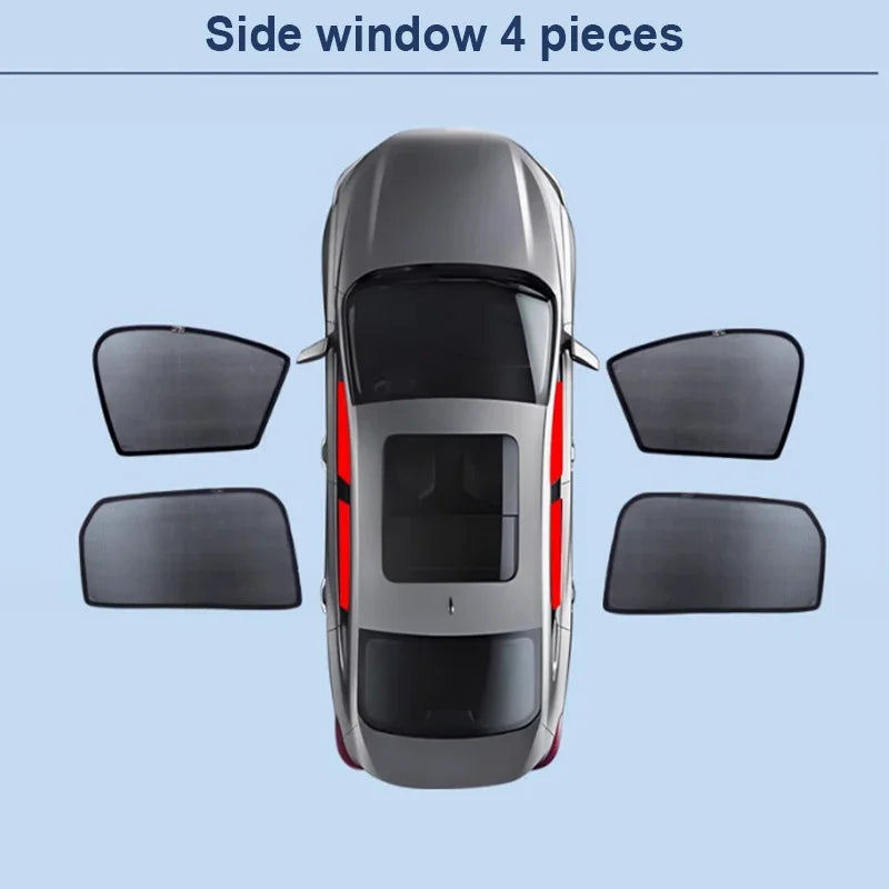 Sun Shades For Honda ZR-V ZRV ZR V HR-V RZ 2023-2025 Sunshade Magnetic Heat insulation Mesh Window Curtain Visor Car Accessories