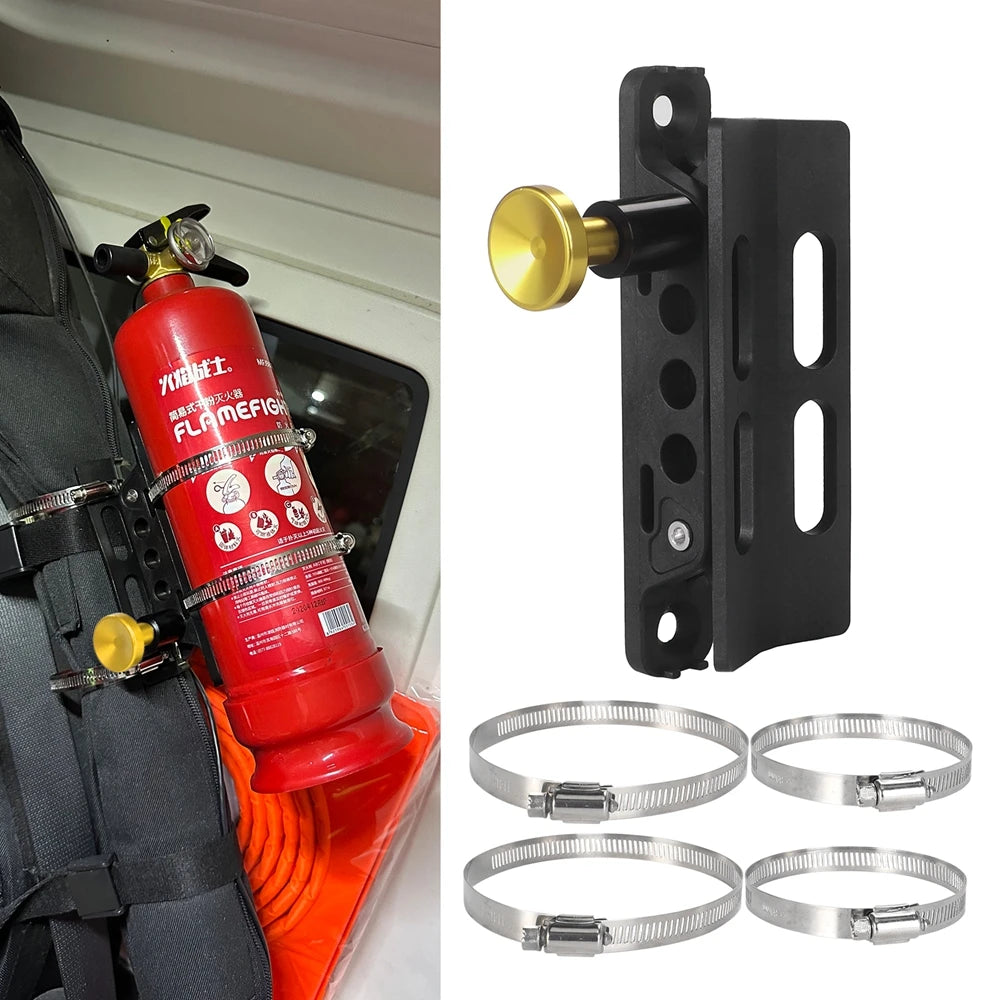 Car Extinguisher Mount Bracket Adjustable Fit For Jeep Wrangler Sport/ JK/ Sahara Fire Extinguisher Holder