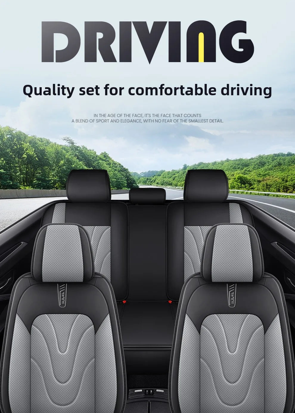 5D Car Seat Covers for Mercedes C-CLASS C180 C200 C230 C240 C250 C280 C300 CL200 CL500 CL550 Car Accessories Auto Goods