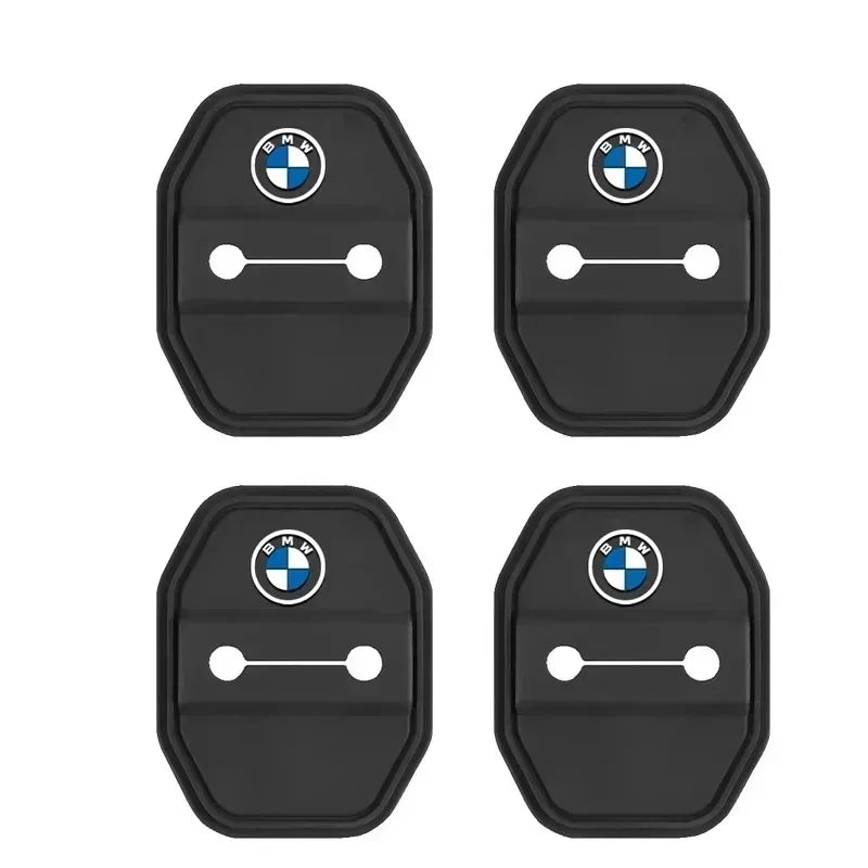 Peças Exteriores para Carro: Amortecedor de Silicone Antichoque para Porta, Capa Protetora para Fechadura, Acessório Automotivo,