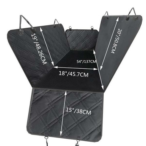 Funda impermeable para asiento de coche para mascotas