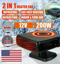 Powerful 200W 2-in-1 Car Heater Windshield Defroster